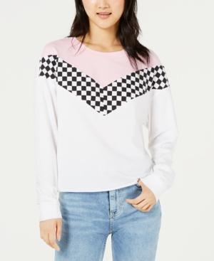 Rebellious One Juniors' Cotton Colorblocked Top
