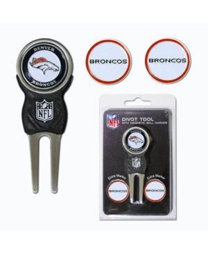 Team Golf Denver Broncos Divot Tool And Markers Set