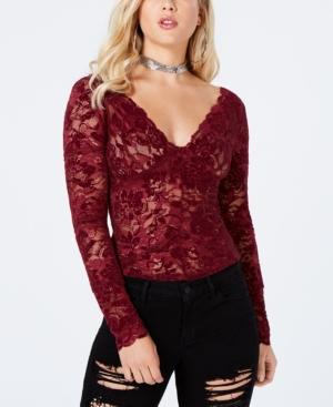 Guess Drea Long-sleeve Lace Top
