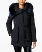 Rachel Rachel Roy Faux-fur-trim Hooded Anorak, Only At Macy's