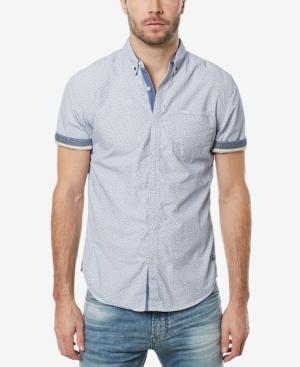 Buffalo David Bitton Men's Slim-fit Leaf-print Shirt