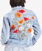 Levi's Cotton Ex-boyfriend Embroidered Trucker Jacket, A Macy's Exclusive Style