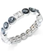 Charter Club Silver-tone Crystal Stretch Bracelet, Only At Macy's