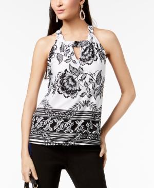 I.n.c. Printed Racerback Top, Created For Macy's