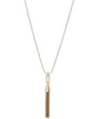 Kenneth Cole New York Gold-tone Tassel Long Length Pendant Necklace