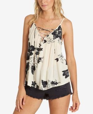 Billabong Juniors' Printed Lace-up Top