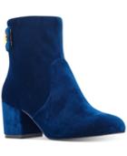 Nine West Quarryn Block Heel Ankle Booties Women's Shoes