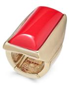 Thalia Sodi Gold-tone Rectangle Stone Stretch Ring, Created For Macy's