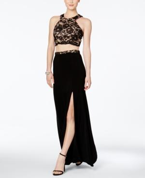 X By Xscape Xscape 2-pc. Lace Gown