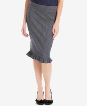 Max Studio London Ruffled-hem Pencil Skirt, Created For Macy's