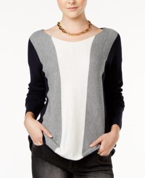 Tommy Hilfiger Jody Shaker Colorblocked Sweater, Only At Macy's