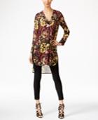 Catherine Catherine Malandrino Printed High-low Tunic