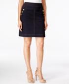 Inc International Concepts Denim Sailor Skirt, Only At Macy's