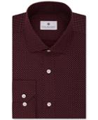 Ryan Seacrest Distinction Men's Slim-fit Non-iron Dot-print Dress Shirt, Only At Macy's
