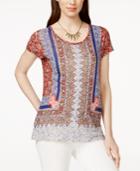 Lucky Brand Printed Short-sleeve T-shirt