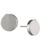 Dkny Silver-tone Circle Stud Earrings, Created For Macy's