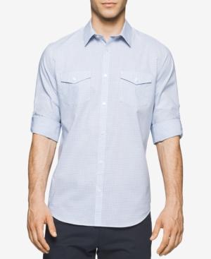 Calvin Klein Men's Parker Tattersall Shirt