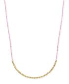 Abs By Allen Schwartz Gold-tone Beaded Long Necklace