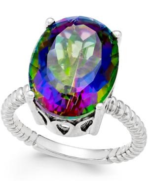 Mystic Quartz Ring (11-1/2 Ct. T.w.) In Sterling Silver