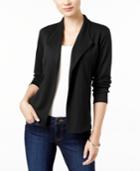 Style & Co Petite Draped Blazer, Created For Macy's