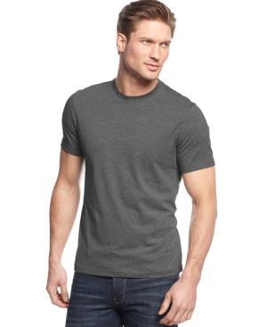 Alfani Red Slim-fit Crewneck T-shirt