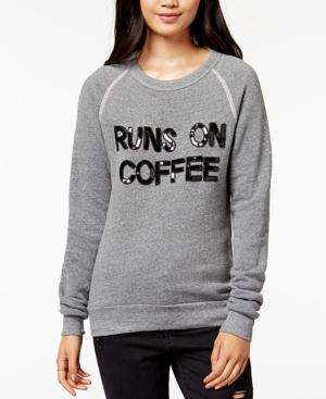 Bow & Drape Runs On Coffee Graphic Sweatshirt