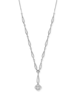 Bouquet By Effy Diamond Geometric Y-necklace (1-1/2 Ct. T.w.) In 14k White Gold