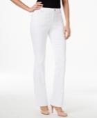 Lee Platinum Petite Straight Leg White Wash Jeans