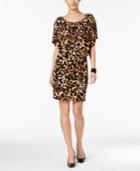 Thalia Sodi Convertible Animal-print Popover Dress, Only At Macy's