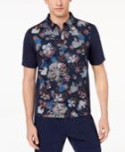 Daniel Hechter Paris Men's Mix-media Floral-print Polo, A Macy's Exclusive Style