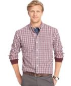 Izod Medium Plaid Button-down Long-sleeve Shirt