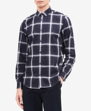 Calvin Klein Men's Box Plaid Shirt