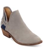 Lucky Brand Kambry Chopout Block-heel Booties Women's Shoes
