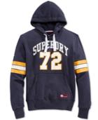 Superdry Men's Tri League Graphic-print Logo Football Hoodie