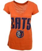 Majestic Women's Short-sleeve Charlotte Bobcats V-neck T-shirt