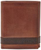Fossil Quinn Trifold Leather Wallet
