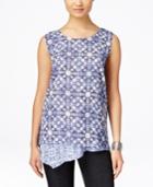 Style & Co. Layered Sleeveless Top, Only At Macy's