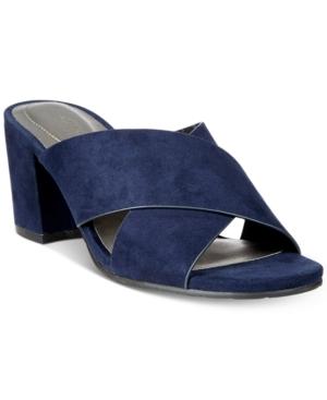Kenneth Cole Reaction Women's Mass Away Block-heel Slide Sandals Women's Shoes