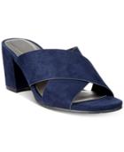 Kenneth Cole Reaction Women's Mass Away Block-heel Slide Sandals Women's Shoes