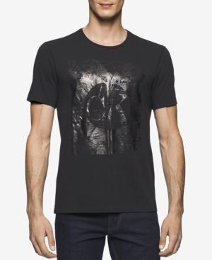 Calvin Klein Jeans Men's Foil Graphic-print Logo T-shirt