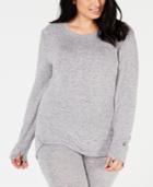 Cuddl Duds Plus Size Soft-knit Long-sleeve Top