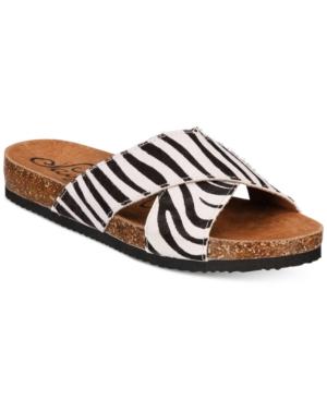 Naughty Monkey Magdelena Animal-print Sandals Women's Shoes