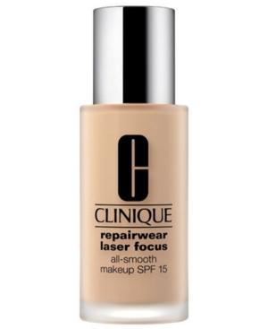 Clinique Repairwear Laser Focus All-smooth Makeup Foundation Spf 15, 1 Oz