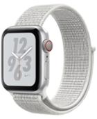 Apple Watch Nike+ Series 4 Gps + Cellular, 40mm Silver Aluminum Case With Summit White Nike Sport Loop