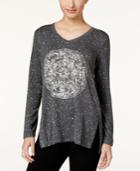 Style & Co. Petite Stars Collide Graphic T-shirt, Only At Macy's