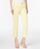 Inc International Concepts Scalloped Cropped Jeans, Only At Macy's