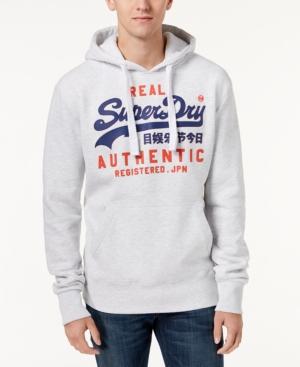 Superdry Men's Authentic Duo Logo-print Hoodie