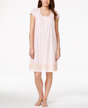 Charter Club Short-sleeve Printed Nightgown, Only At Macy's