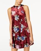 Heart And Soul Juniors' Floral-print Swing Dress