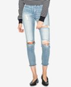 Silver Jeans Co. Mom Ripped High-rise Jeans